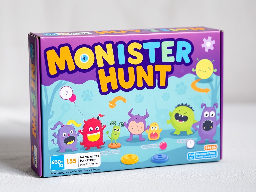 Educa Caza Monstruos - Juego de Mesa Infantil de Agilidad Visual
