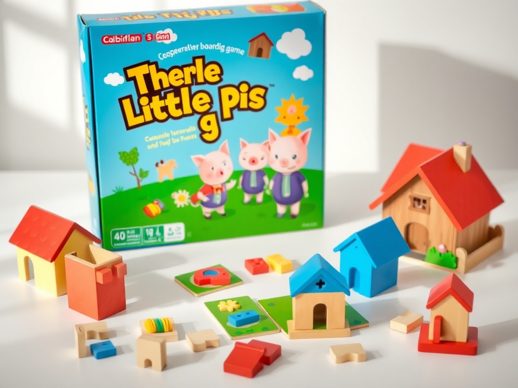 Goula Los 3 Cerditos: Juego de Mesa Educativo Preescolar