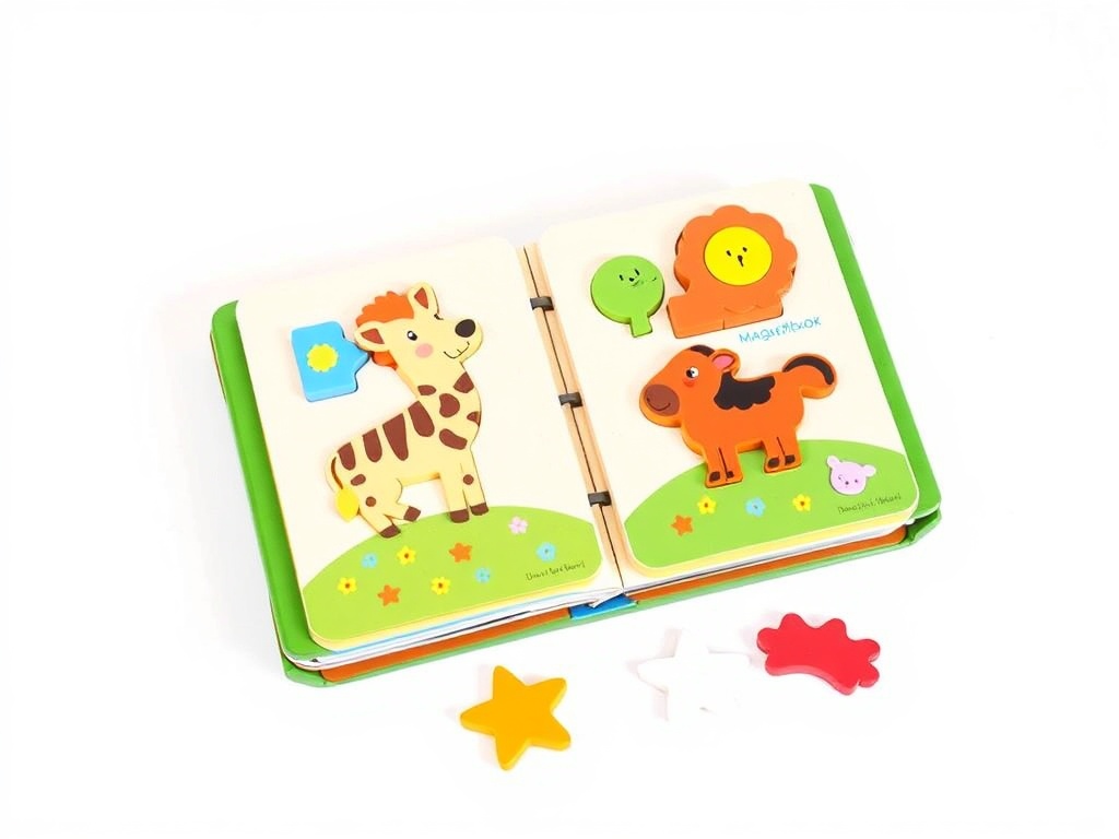 Janod Magnetibook Animales - Juego Magnético Educativo